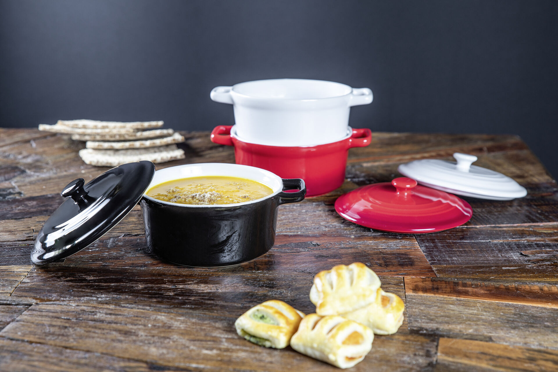 Mini-Casserole "Lexa" Ø12,5cm H:6,5cm schwarz